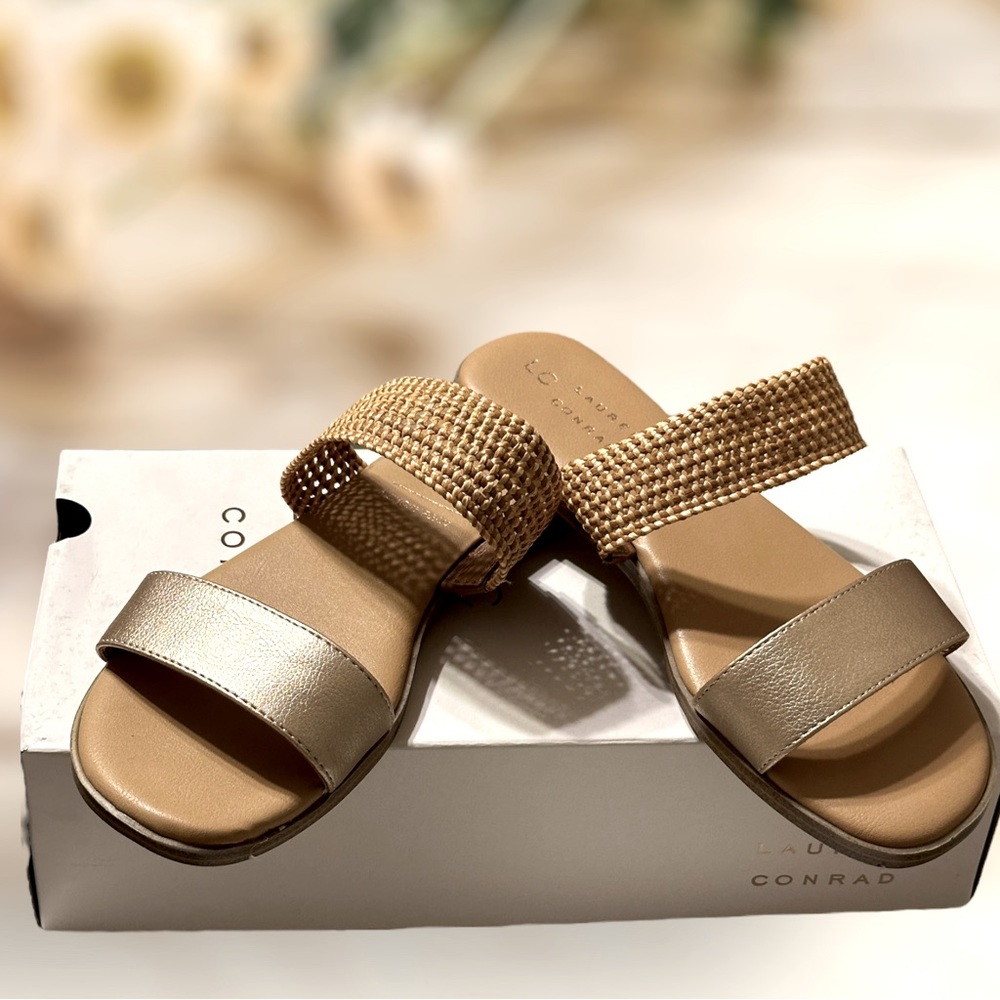 *NWT* LC.Lauren Conrad Sunstone Women's Slide Sandals‎ Size 6.5 Wide - Picture 5 of 7
